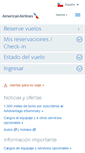 Mobile Screenshot of americanairlines.cl